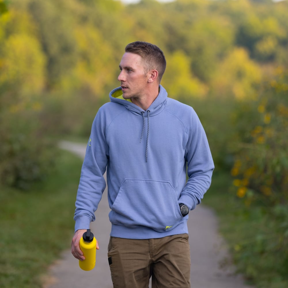 Water-Repellent Pullover Hoodie - Athletic Fit Cobalt | Rtic Gear|Clearance