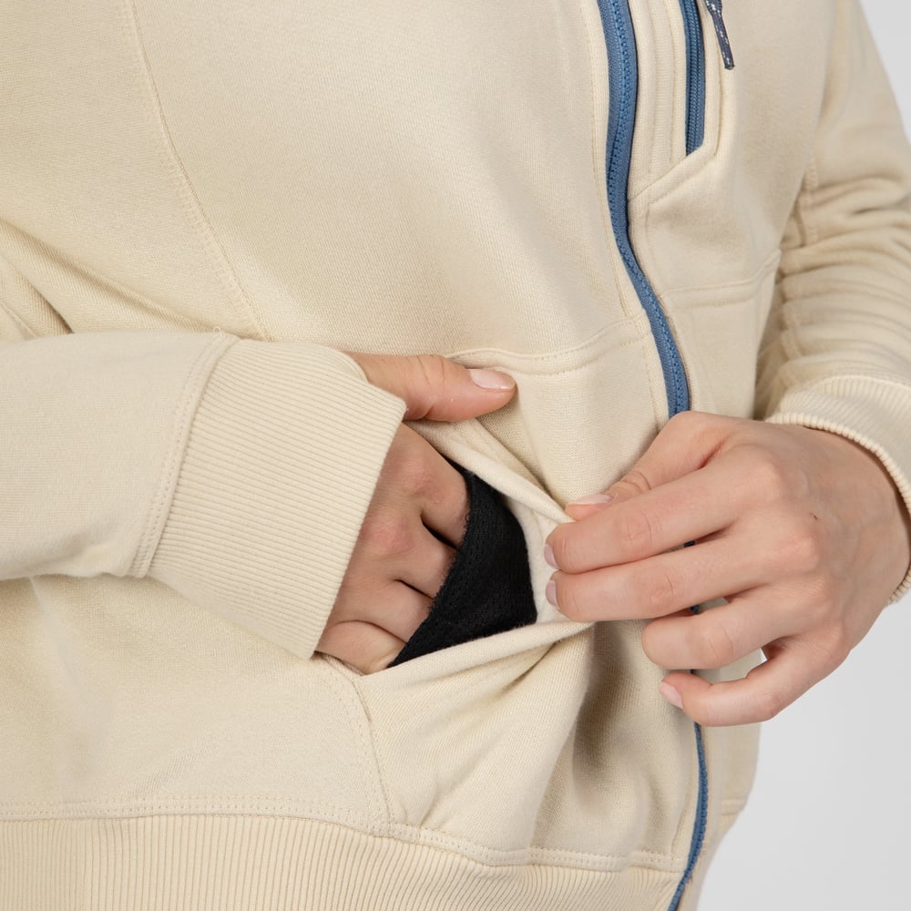 Women's Water-Repellent Full-Zip Hoodie Bone | Rtic Gear|Clearance