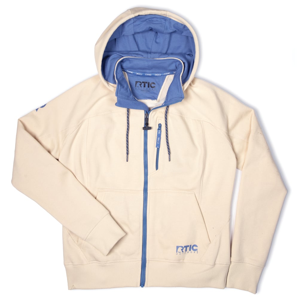 Women's Water-Repellent Full-Zip Hoodie Bone | Rtic Gear|Clearance