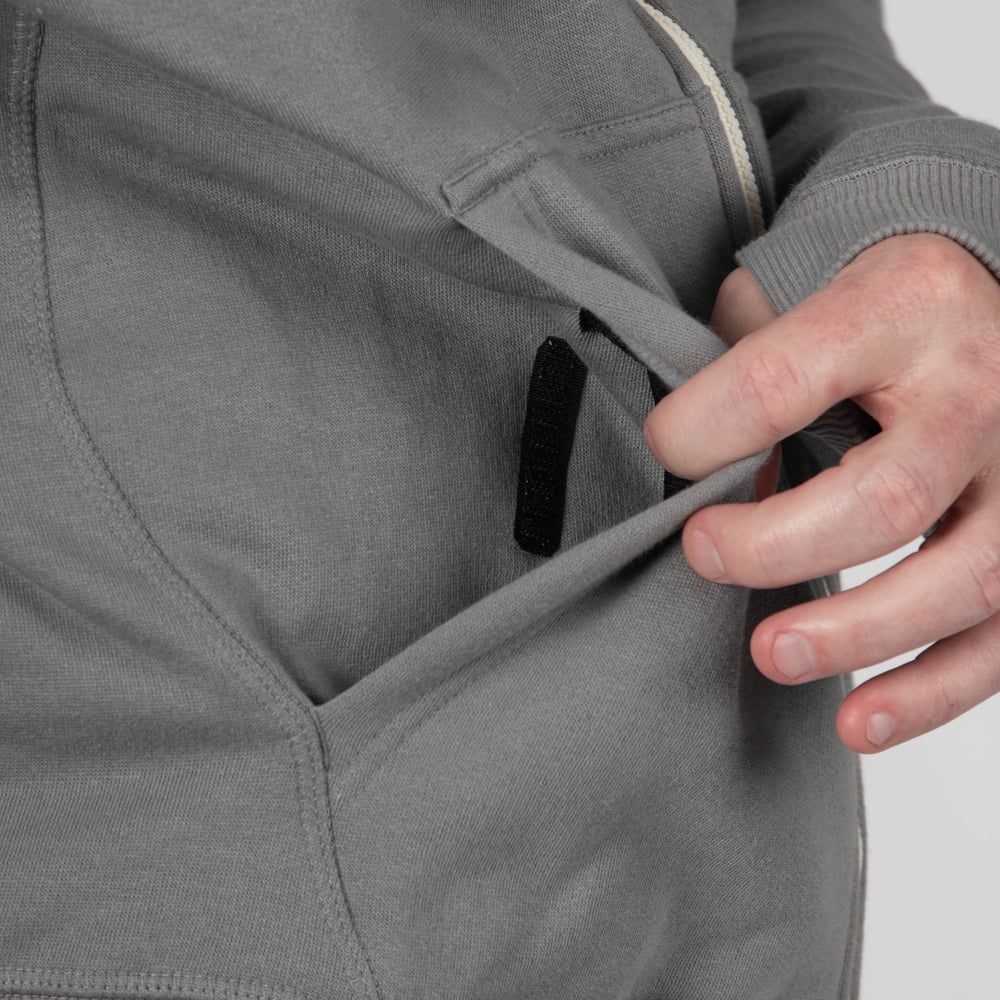 Men's Water-Repellent Full-Zip Hoodie Granite | Rtic Gear|Clearance