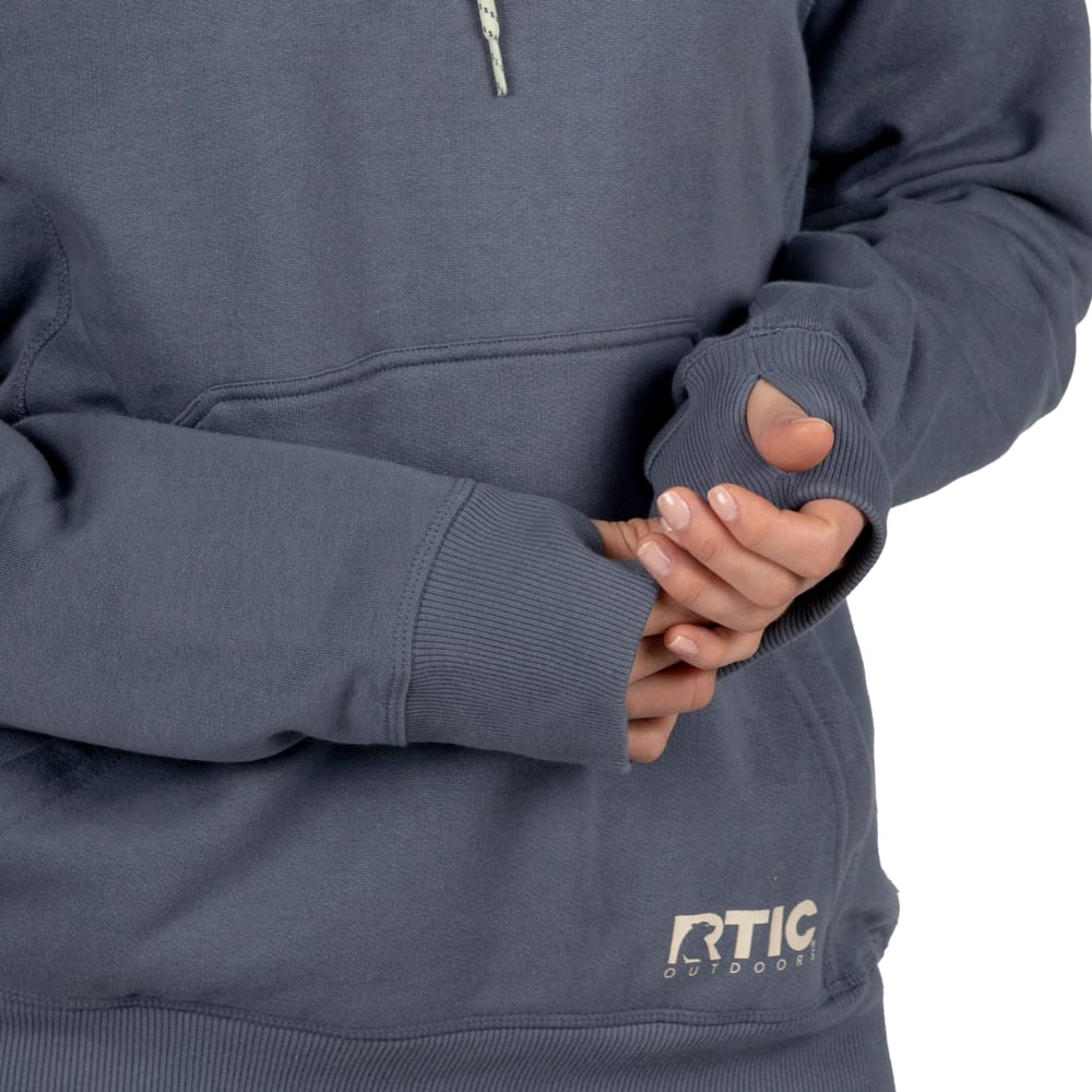 Water-Repellent Pullover Hoodie - Athletic Fit Gray Stone | Rtic Gear|Clearance