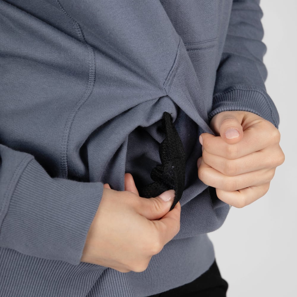 Water-Repellent Pullover Hoodie - Athletic Fit Gray Stone | Rtic Gear|Clearance