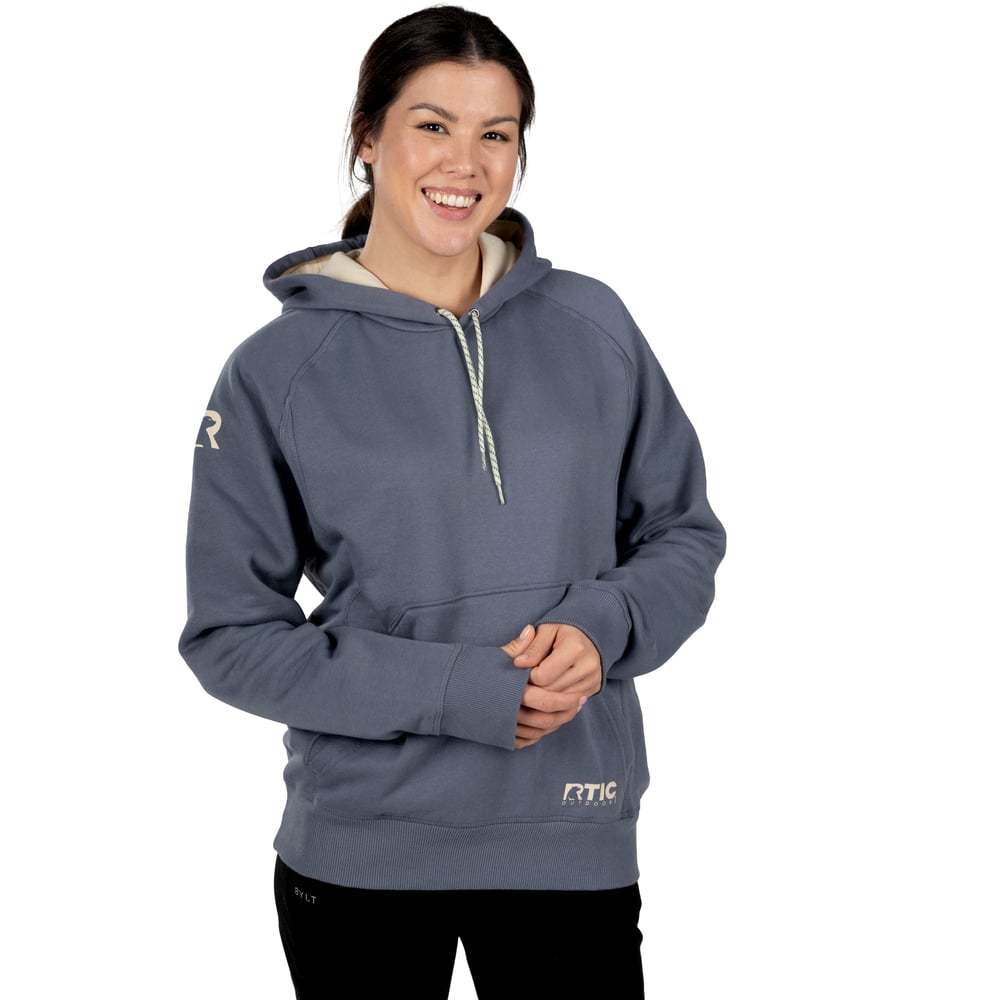 Water-Repellent Pullover Hoodie - Athletic Fit Gray Stone | Rtic Gear|Clearance
