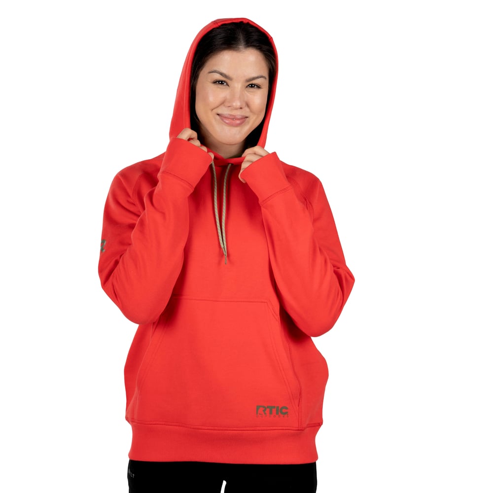 Water-Repellent Pullover Hoodie - Athletic Fit Scarlet | Rtic Gear|Clearance